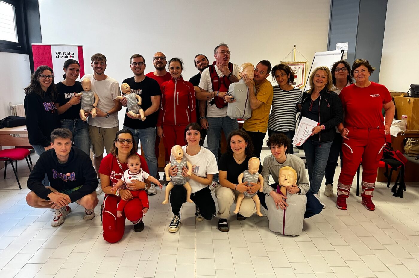 Baskin Schio alle prese con il primo soccorso
